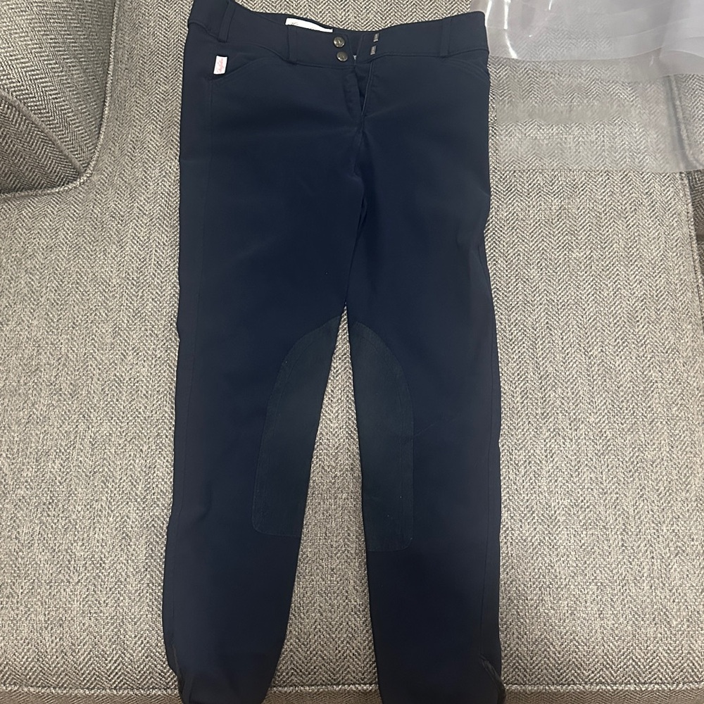 The Tailored Sportsman Navy Blue Trophy Hunter Breeches Great Condition